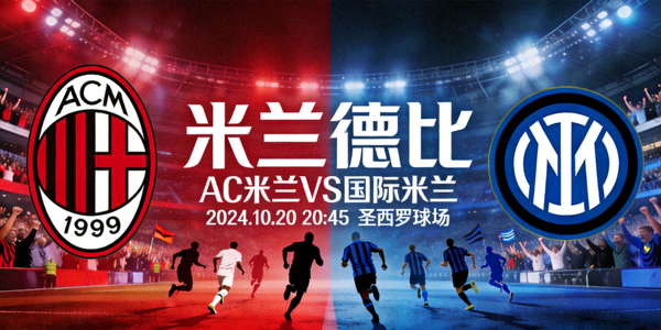 意甲联赛AC米兰对阵国际米兰的米兰德比预告